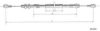 FORD 6028500 Accelerator Cable